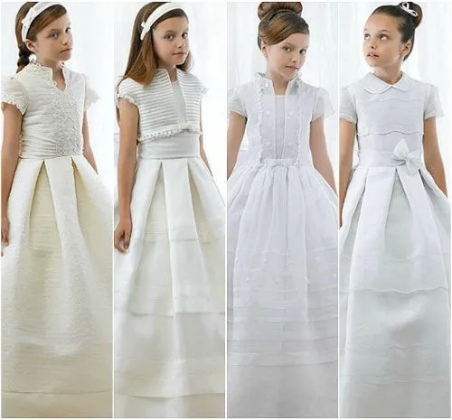 Los vestidos de Primera Comunión para niñas 2012