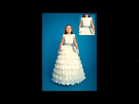 Vestidos de primera comunion - YouTube