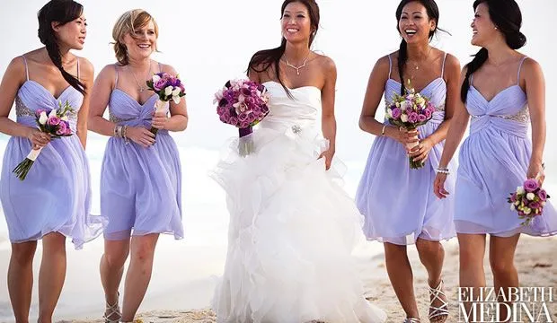 Vestidos damas de honor para boda en la playa : Fiancee Bodas