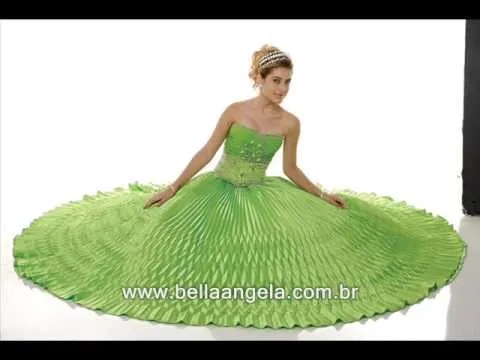 Vestidos para Debutantes 15 anos - Bella Angela - YouTube