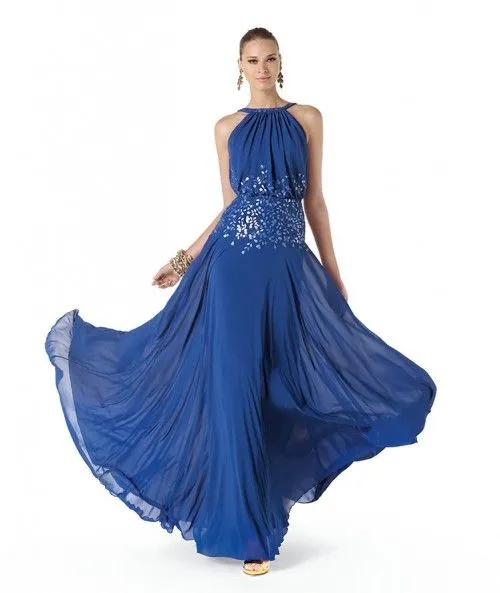 vestidos de fiesta de color azul | Vestidos | Pinterest | Vestidos ...