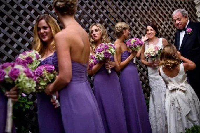 Vestidos de fiesta para damas de boda en morado y rosa, moda 2013 Vestidos de fiesta para damas de boda en morado y rosa, moda 2013