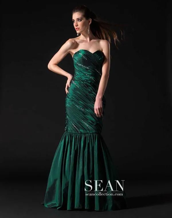 Vestidos de Fiesta Elegantes por Sean verde oscuro | Vestidos y Más
