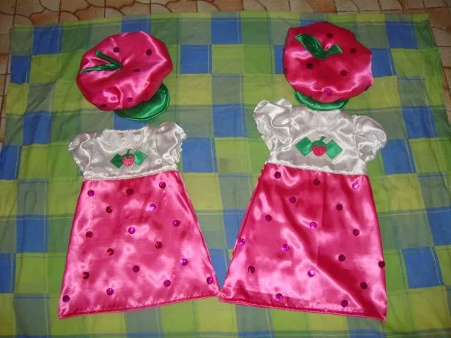 Vestidos de Frutillita de bebé - Imagui