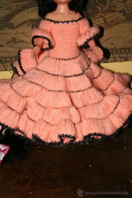 vestidos al crochet para muñecas barbi on Pinterest | Vestidos ...