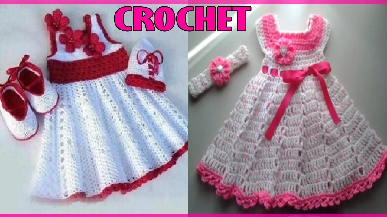 Vestidos Para Niña Bebe - Tejidos a Crochet - YouTube