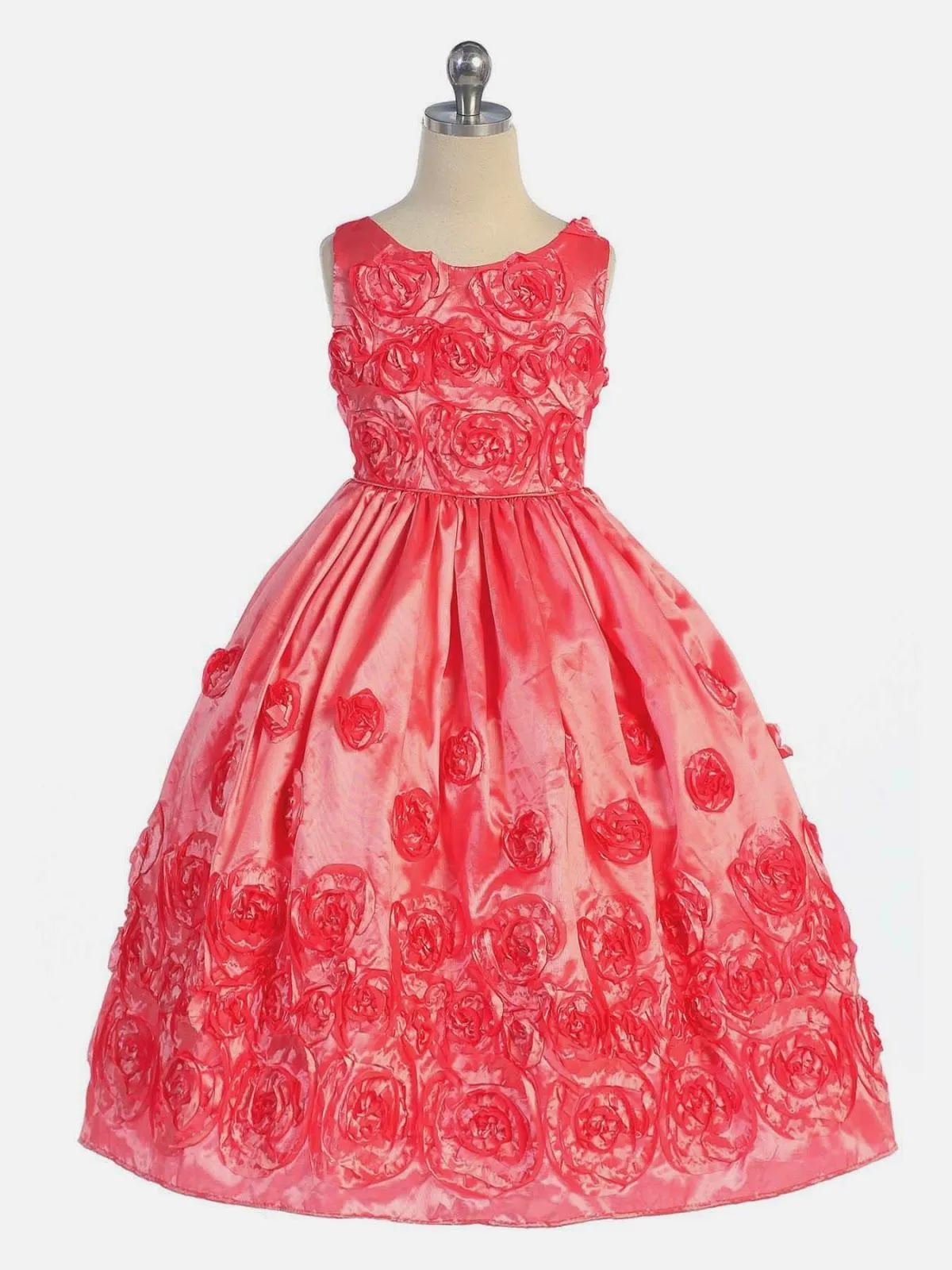Vestidos Niña de las Flores, Color Coral | Bodas | Pinterest ...
