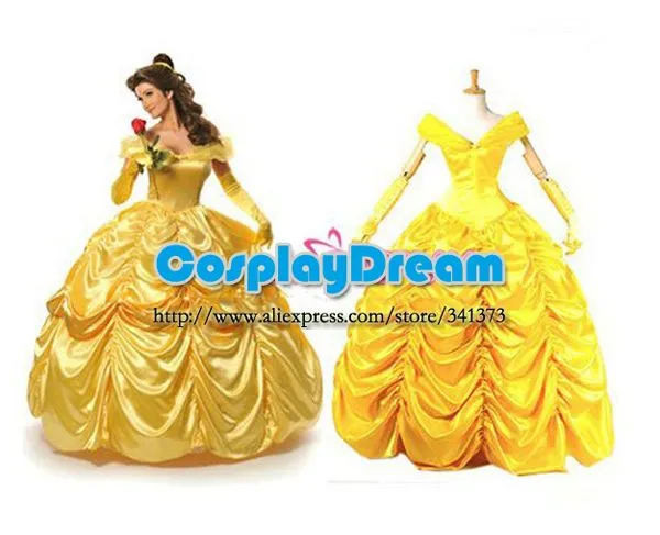 Vestidos de la princesa bella de Disney - Imagui