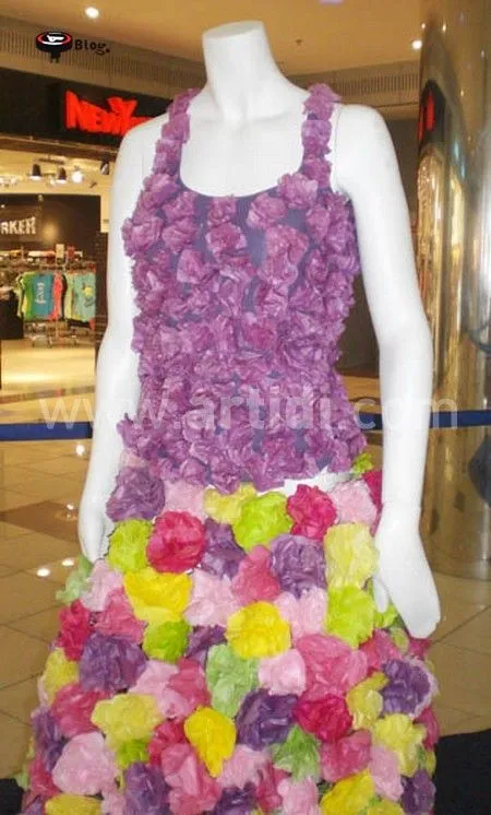 Vestidos reciclados: El arte de reciclar está de moda | Ártidi ...