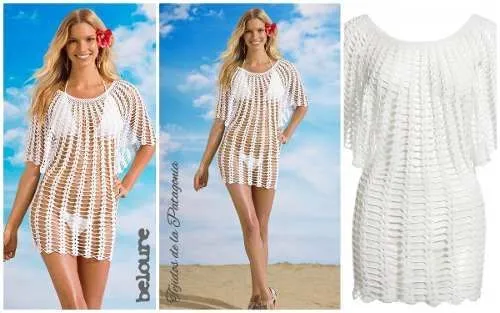Vestidos - Salidas De Playa Tejidos A Crochet | Salidas bonitas de ...