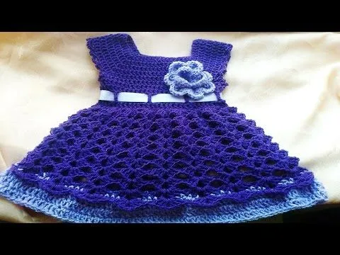 Vestidos tejidos a crochet para bebe de - Youtube Downloader mp3