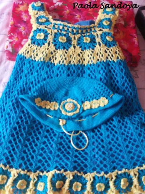 Tejidos a crochet para vestido de niña - Imagui