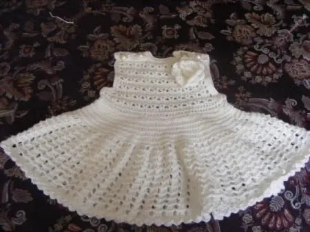 Vestidos tejidos en crochet para niñas - Imagui | trajes crochet ...