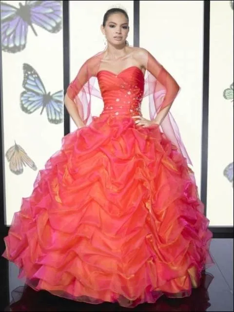 Vestidos de XV color Coral | AquiModa.com: vestidos de boda ...