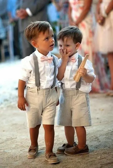 Como vestir a los niños pajes en una boda - Paperblog