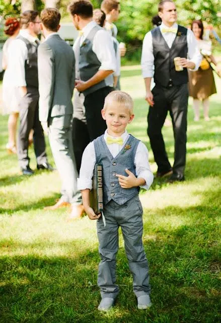 Como vestir a los niños pajes en una boda - Paperblog