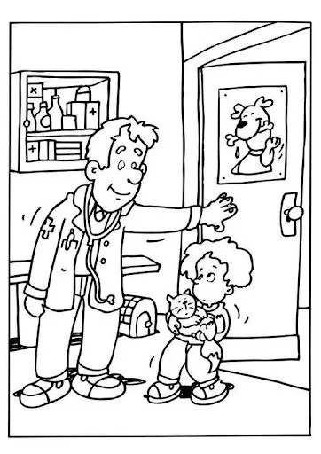 DIBUJOS DE VETERINARIO PARA PINTAR VETERINARIO PARA IMPRIMIR ...