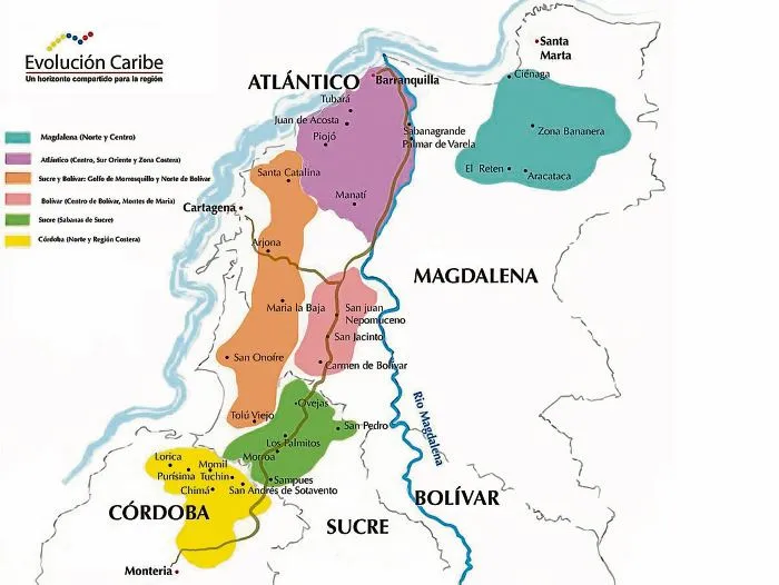 viaja y conoce las regiones de colombia