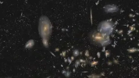 Un viaje en 3D por miles de galaxias y agujeros negros | Ciencia ...