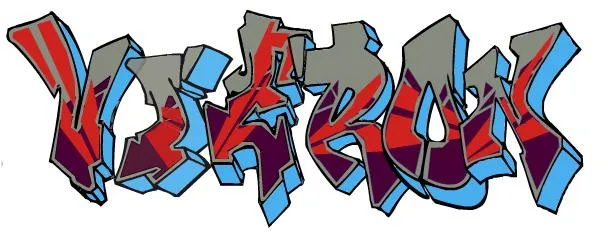 Graffitis de nombres victor - Imagui
