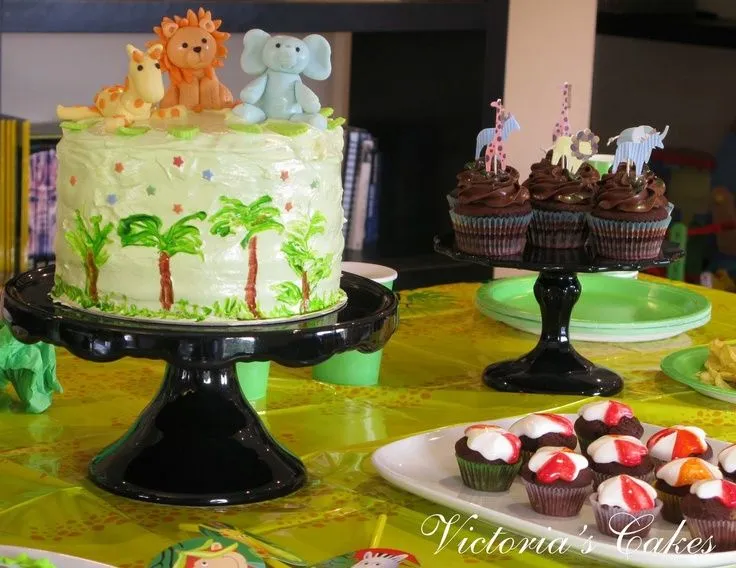 Victoria's Cakes: Fiesta de cumpleaños de animales en la Selva ...