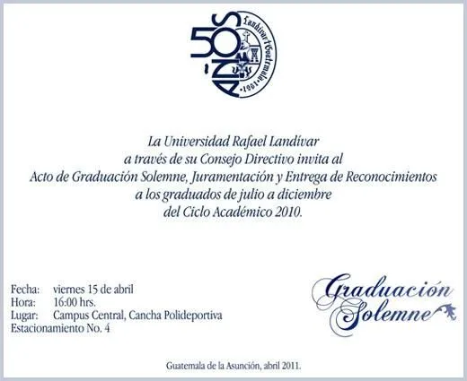Universidad Rafael Landívar ::