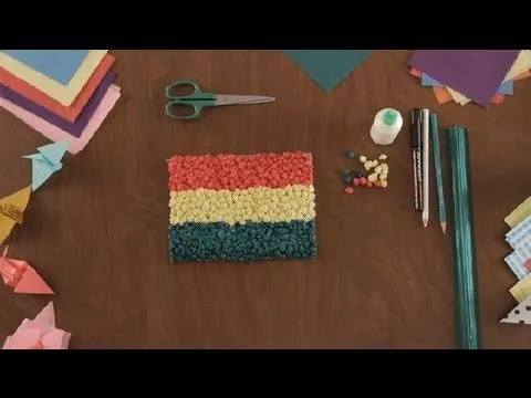 Vídeo: Como Hacer una Bandera de Papel Tisu | eHow en Español