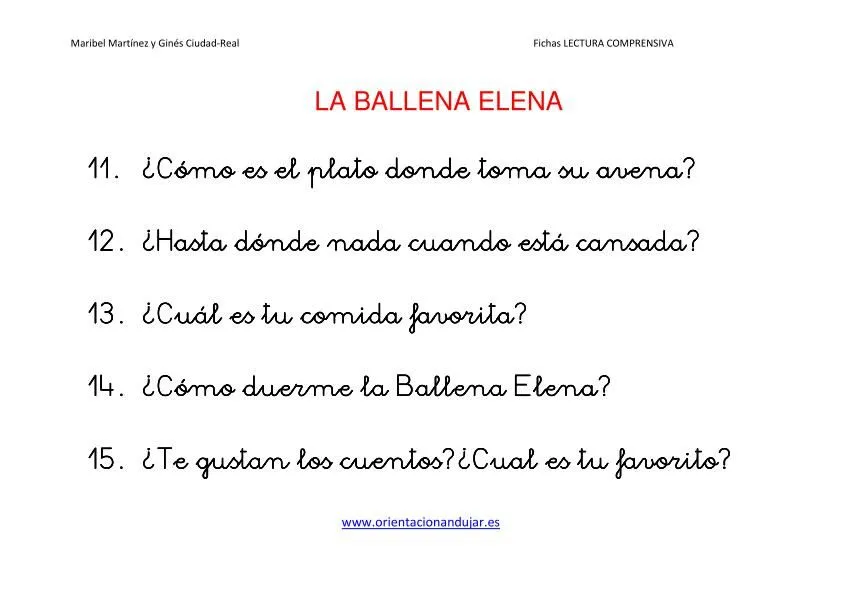Video cuentos infantiles cortos para niños La Ballena Elena