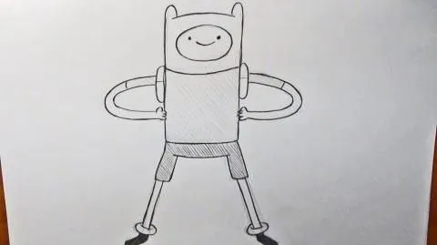 Video - Dibujar a Finn (Hora de Aventura) - How to draw Finn The ...