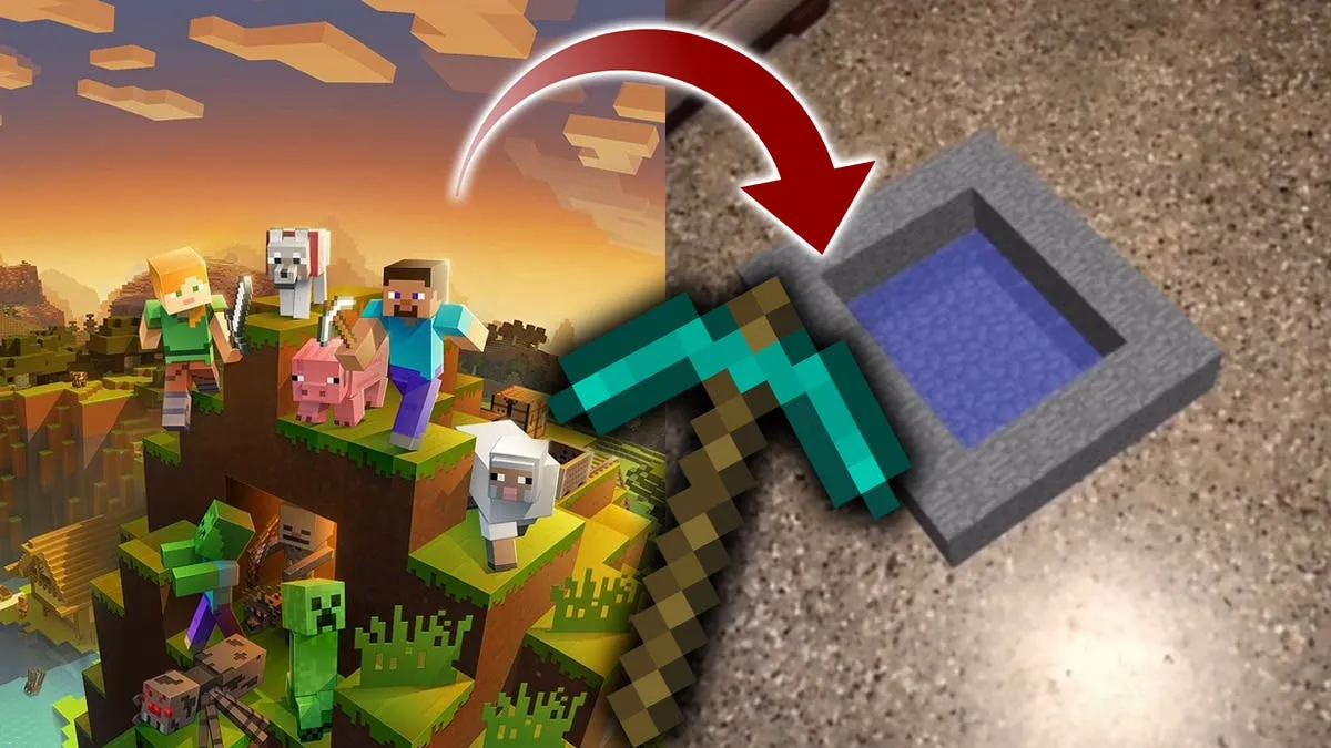 El vídeo que te explica cómo jugar a Minecraft en superficies de la vida  real