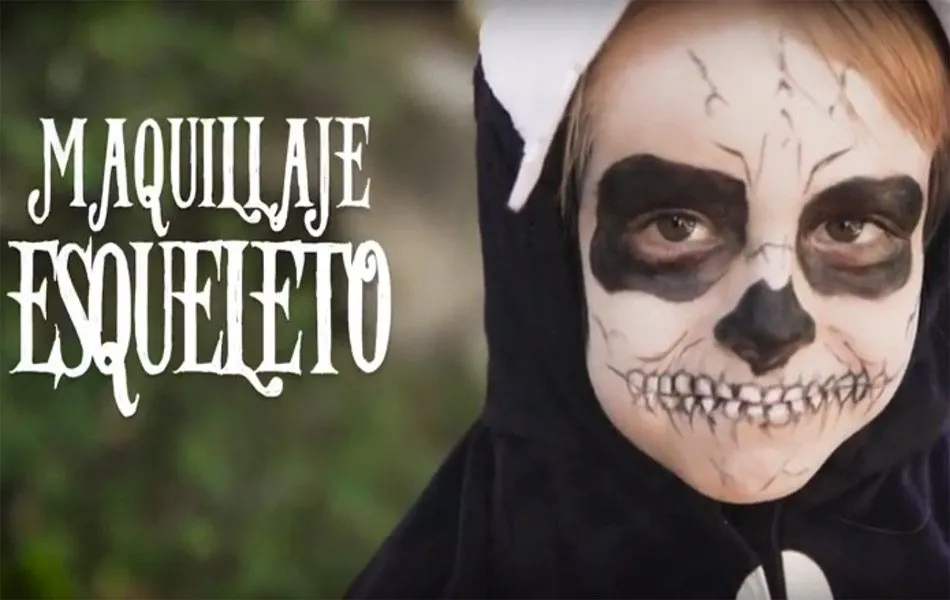 Vídeo] Maquillaje de esqueleto para Halloween - Republica.com