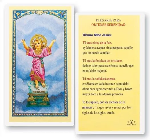 View all Spanish Prayer Cards from Catholic Faith Store