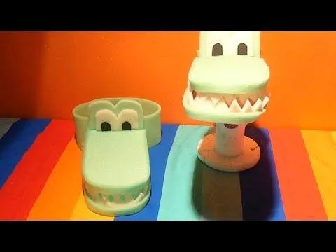 Vincha de goma espuma forma de cocodrilo (peluca) - YouTube