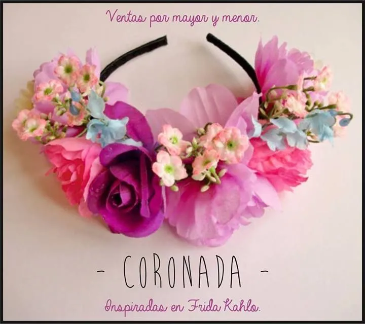 Vinchas con Flores Coronada. Hechas en Argentina. www.facebook.com ...