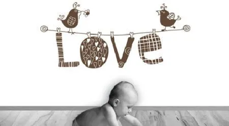 Vinilo Decorativo para bebes Love « Vinilos decorativos