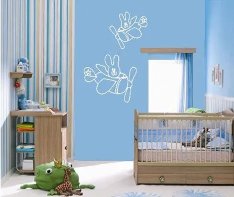 Vinilos infantiles para la habitación del bebe | Decoideas.Net