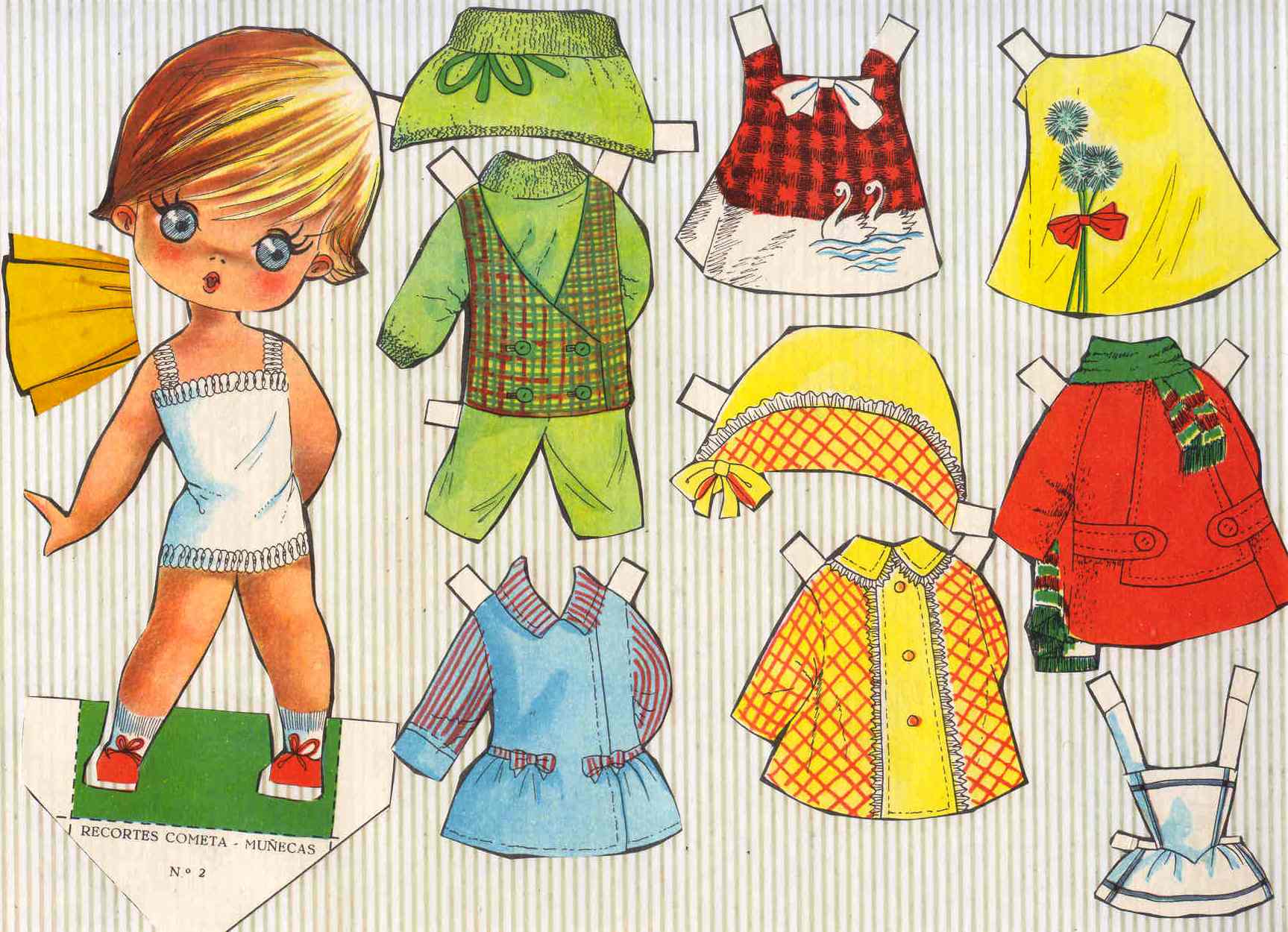 Vintage paper dolls | Mi Casita de Papel
