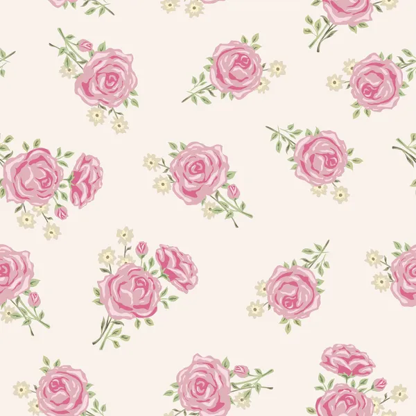 Rose soft pattern — Vector stock © nordfox #18957057
