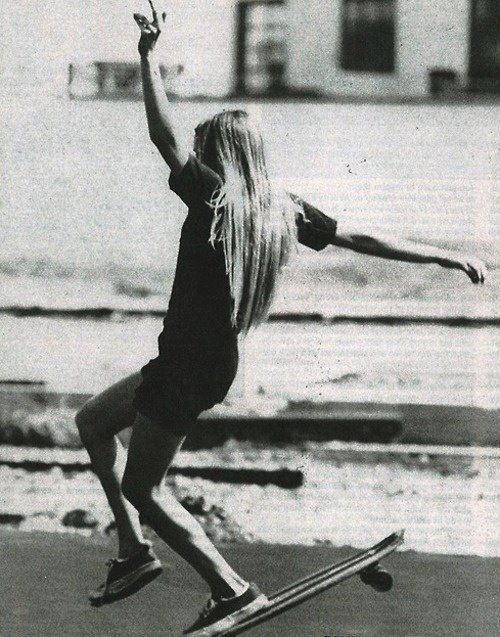 vintage skateboard girl photo | surfing skating :) | Pinterest