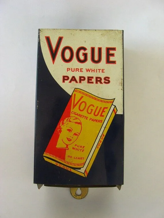 Vintage Vogue cigarrillos dispensador de papel tienda por VinTroAde