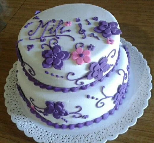 Violetta's cake - Torta de Violetta | Tortas y Cupcakes | Pinterest