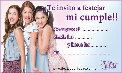Violeta (con Francesca y Camila) - Tarjetas de cumpleaños para ...