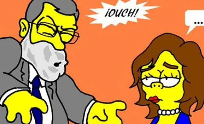 Viral: Mariano Rajoy en 'Los Simpsons' -- Qué.es --