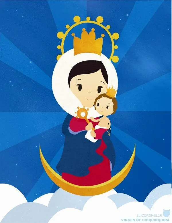 Virgen de Chiquinquira by elicoronel16 | ME | Pinterest | China ...