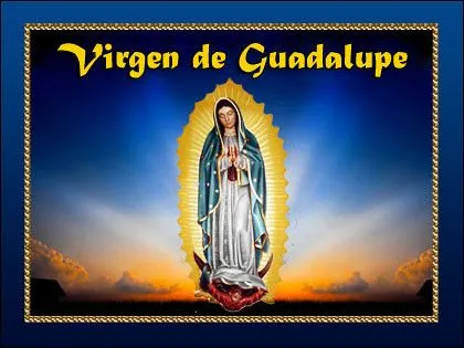 Virgen de Guadalupe animada - Imagui