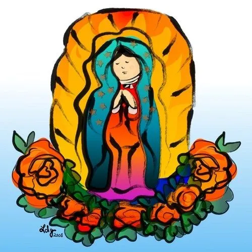Virgen de Guadalupe en caricatura para niñas imagui - Imagui