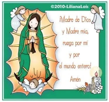 Liliana Lois Diseños: Virgen de Guadalupe