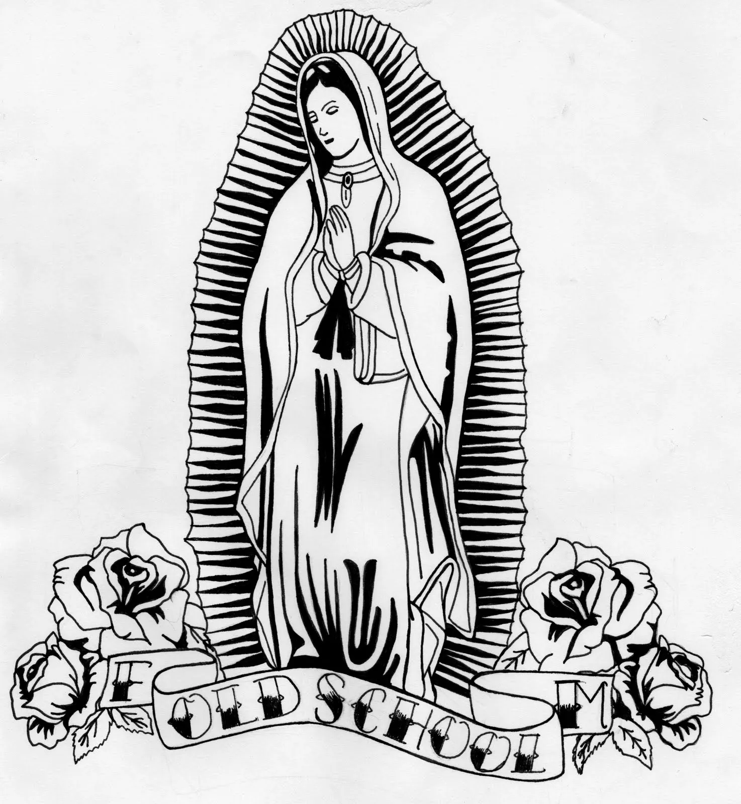 Virgen D Guadalupe Para Dibujar | Search Results | New Calendar ...