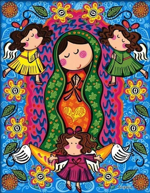 Virgen de Guadalupe - Distroller © | Ilustraciones ✏ | Pinterest
