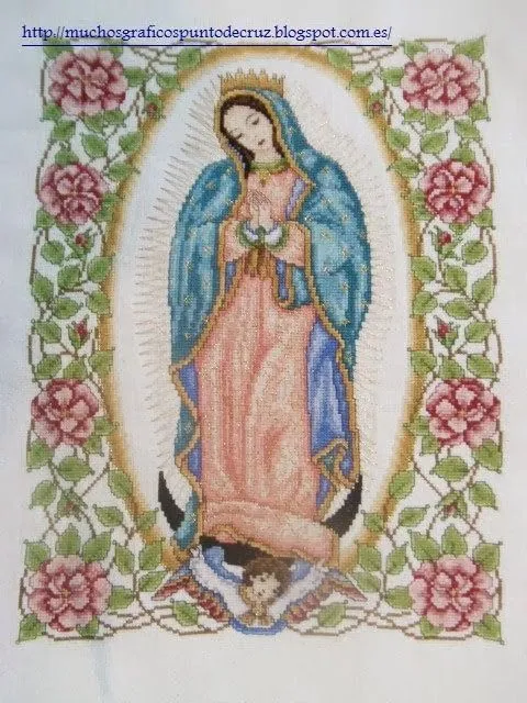Virgen de guadalupe GRAFICOS PUNTO DE CRUZ GRATIS : RELIGIOSO(26 ...